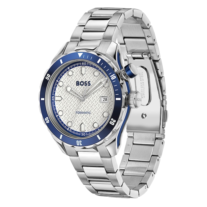 BOSS BOSSMATIC 42mm Mens Watch White