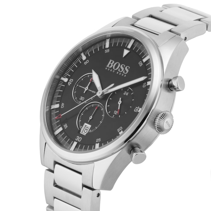 BOSS Pioneer 44mm Mens Watch Black
