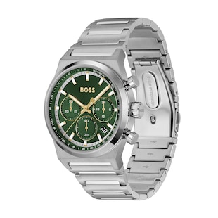 BOSS Candor Mens Watch 41mm Green
