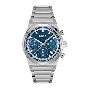BOSS Candor Mens Watch 41mm Blue