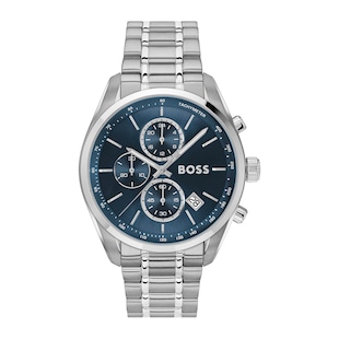 BOSS Grand Prix Mens Watch 44.5mm Blue