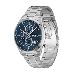 BOSS Grand Prix Mens Watch 44.5mm Blue