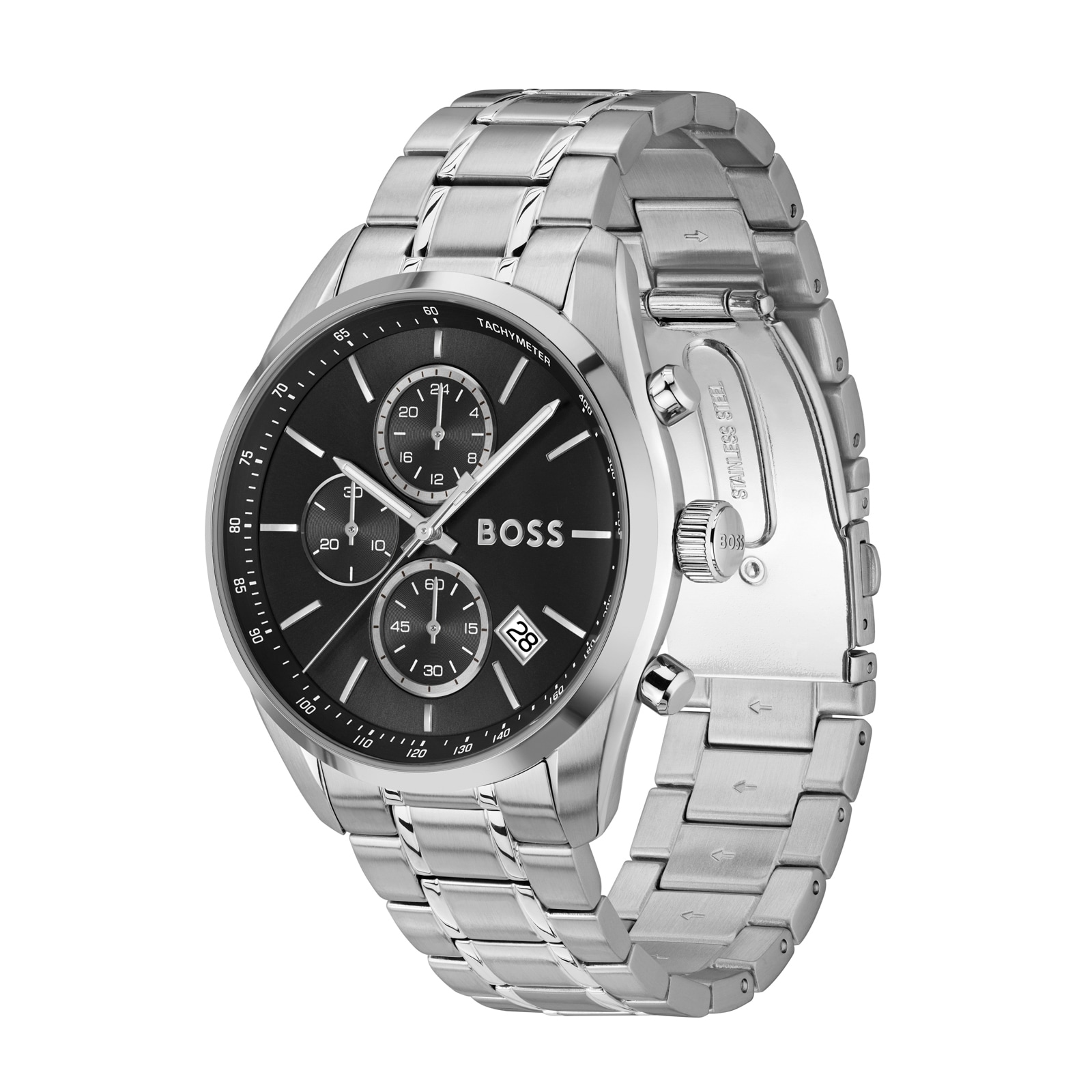 BOSS Grand Prix Mens Watch 44.5mm Black BOSS Grand Prix Mens Watch 44.5mm Black