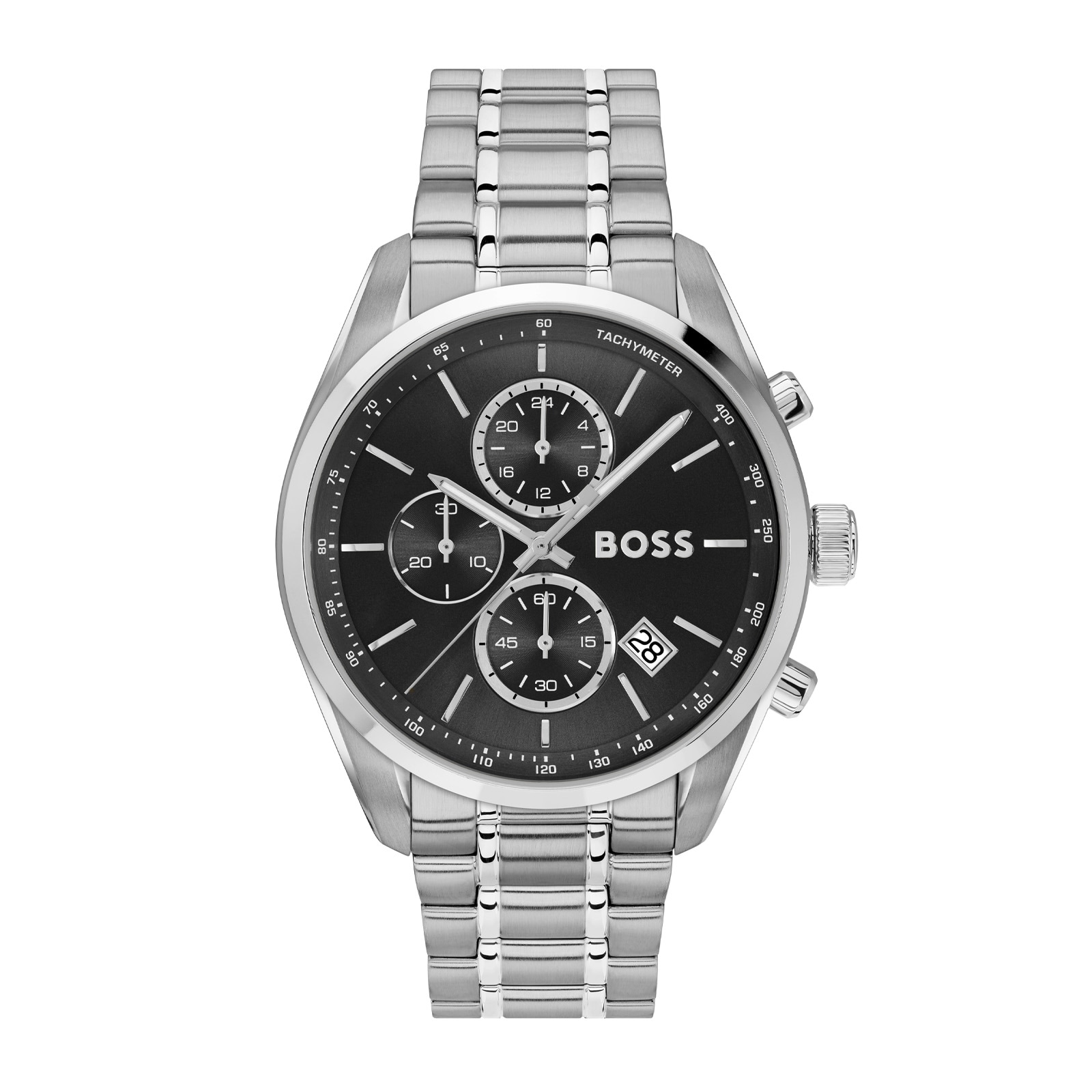BOSS Grand Prix Mens Watch 44.5mm Black BOSS Grand Prix Mens Watch 44.5mm Black