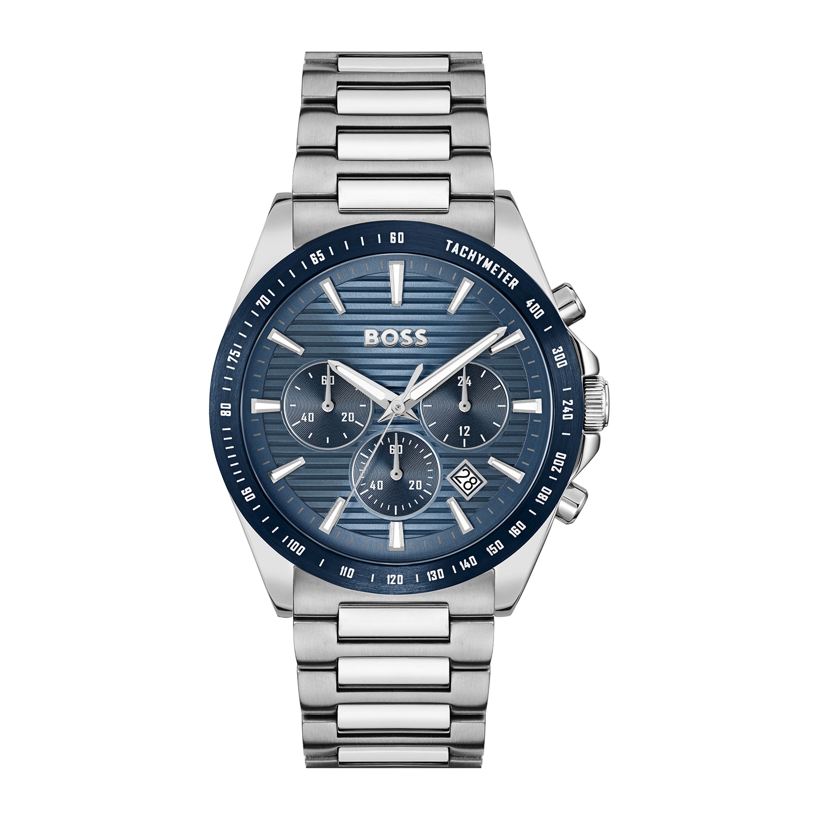 BOSS Strike Chronograph Mens Watch 41mm Blue