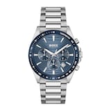 BOSS Strike Chronograph Mens Watch 41mm Blue