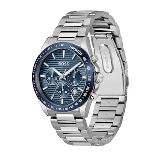 BOSS Strike Chronograph Mens Watch 41mm Blue