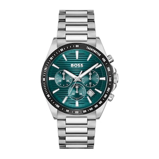 BOSS Strike Chronograph Mens Watch 41mm Green