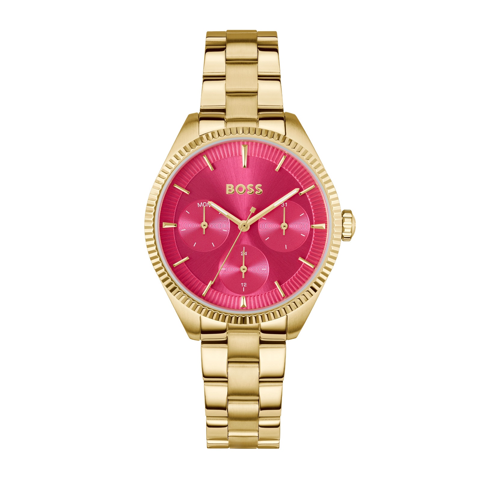 BOSS Sage Sport 34mm Quartz Ladies Watch Pink
