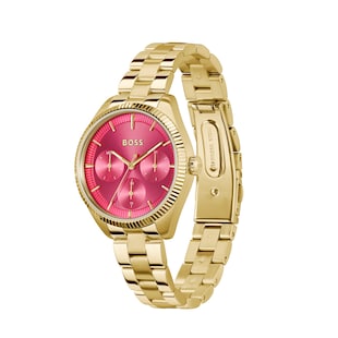 BOSS Sage Sport 34mm Quartz Ladies Watch Pink