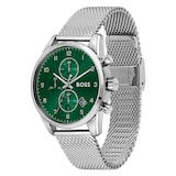 BOSS Sport Lux Skymaster Acier 44mm Mens Watch Green