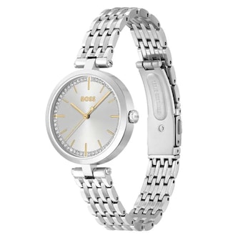 BOSS Essena Quartz 32mm Ladies Watch Silver