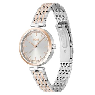 BOSS Essena Quartz 32mm Ladies Watch Silver