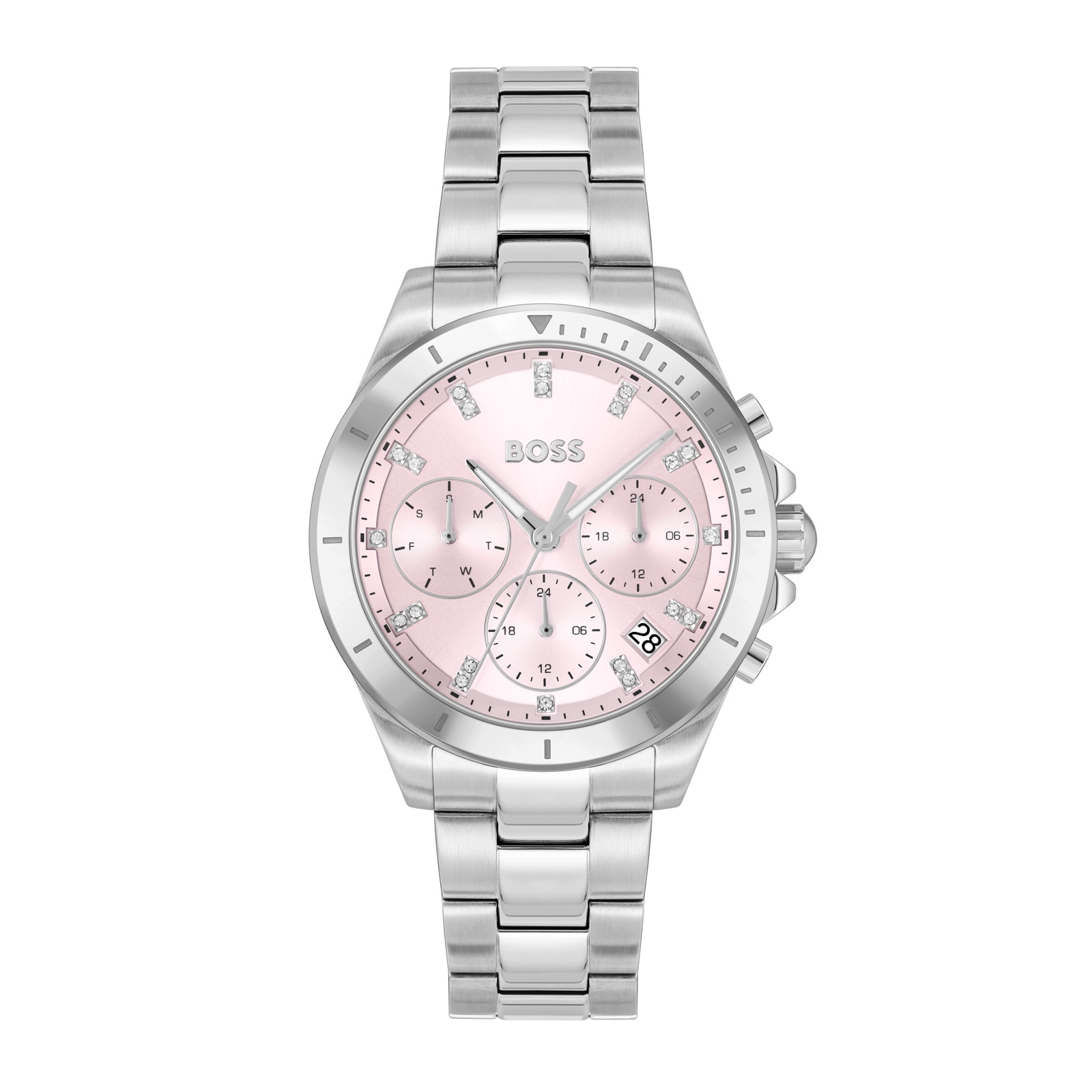 BOSS Alley Sport Lux Quartz 36mm Ladies Watch Pink BOSS Alley Sport Lux Quartz 36mm Ladies Watch Pink