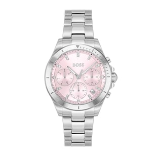 BOSS Alley Sport Lux Quartz 36mm Ladies Watch Pink