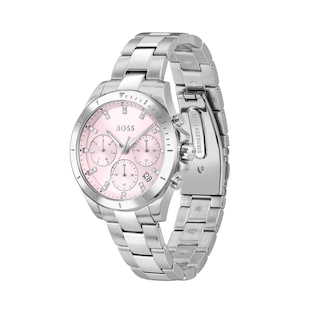 BOSS Alley Sport Lux Quartz 36mm Ladies Watch Pink