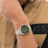 BOSS Grand Prix 44mm Mens Watch Green