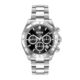 17851582 - Hero Chronograph Quartz 44mm Mens Watch Black