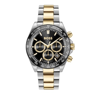 BOSS Hero Chronograph Quartz 44mm Mens Watch Black