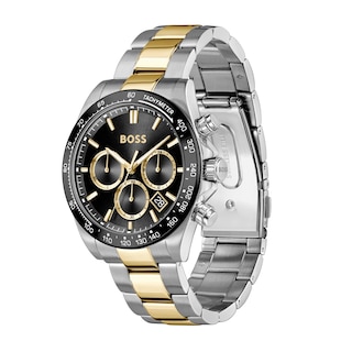 BOSS Hero Chronograph Quartz 44mm Mens Watch Black