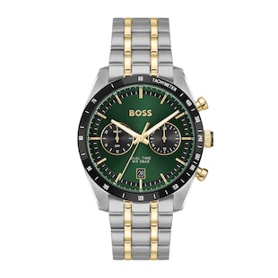 BOSS Tourmaster 41mm Mens Watch Green