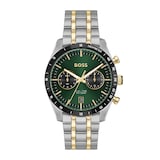 BOSS Tourmaster 41mm Mens Watch Green