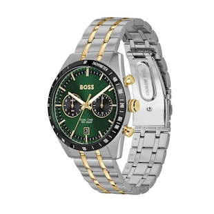 BOSS Tourmaster 41mm Mens Watch Green