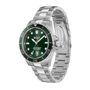 BOSS Trooper Sport Quartz 42mm Mens Watch Green