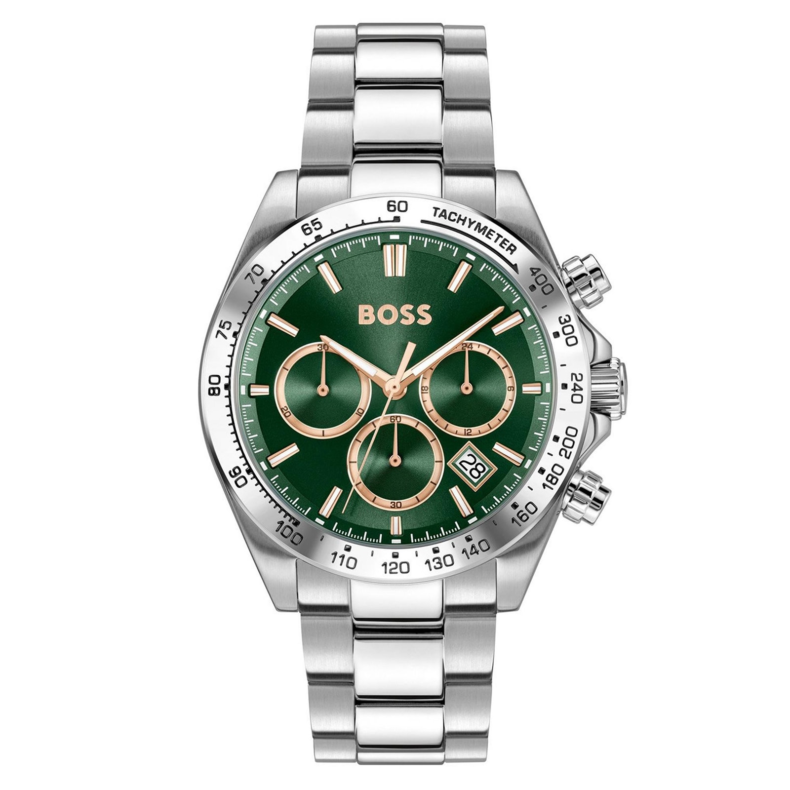 BOSS Hero 2.0 43mm Stainless Steel Chronograph Mens Watch