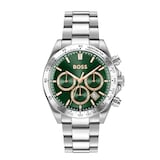 BOSS Hero 2.0 43mm Stainless Steel Chronograph Mens Watch