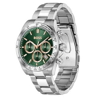 BOSS Hero 2.0 43mm Stainless Steel Chronograph Mens Watch BOSS Hero 2.0 43mm Stainless Steel Chronograph Mens Watch