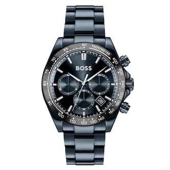 BOSS Hero 2.0 43mm Stainless Steel Chronograph Blue Mens Watch