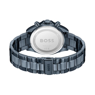 BOSS Hero 2.0 43mm Stainless Steel Chronograph Blue Mens Watch