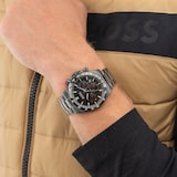 BOSS Hero 2.0 43mm Stainless Steel Chronograph Blue Mens Watch