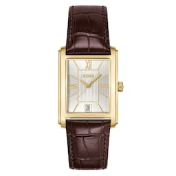 17851593 - Principle Dress 39mm Yellow Gold Tone Mens Watch