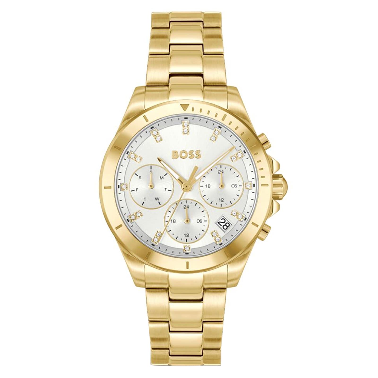 BOSS Alley Sport Lux Silver Dial 36mm Ladies Watch