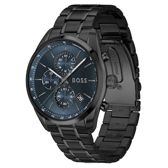 BOSS Grand Prix 44mm Stainless Steel Chronograph Mens Watch