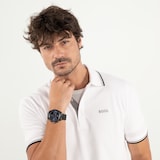 BOSS Grand Prix 44mm Stainless Steel Chronograph Mens Watch