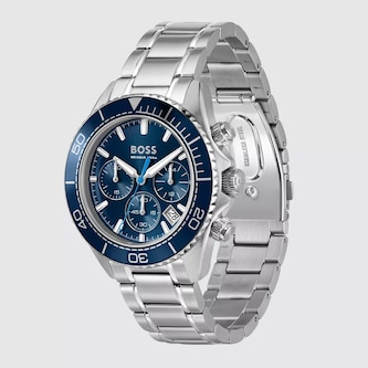 BOSS Sealiner Chronograph 44mm Mens Watch Blue