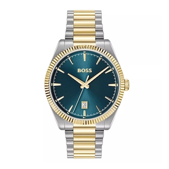 BOSS Cheswick 40mm Stainless Steel and Yellow Gold Tone Mens Watch