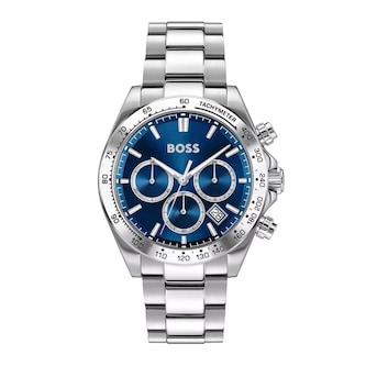 BOSS Hero 2.0 44mm Stainless Steel Chronograph Mens Watch