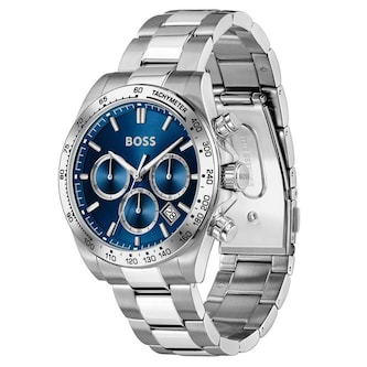 BOSS Hero 2.0 44mm Stainless Steel Chronograph Mens Watch