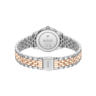 BOSS Graceful Mina 25mm Stainless Steel and Rose Gold Tone Ladies Watch