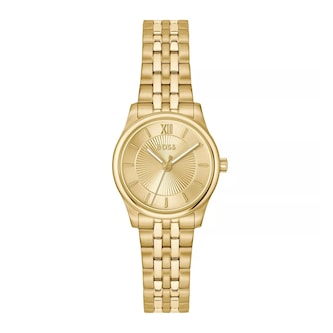 BOSS Graceful Mina 25mm Yellow Gold Tone Ladies Watch