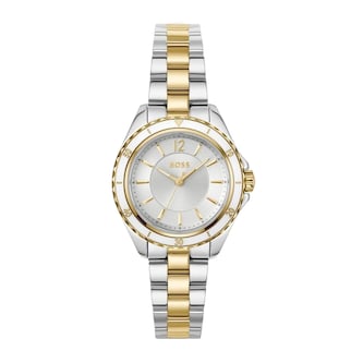 BOSS Sage Aqua 30mm Stainless Steel and Yellow Gold Tone Ladies Watch