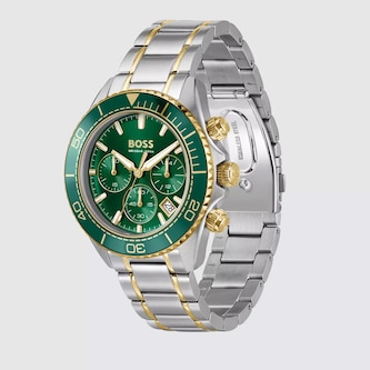 BOSS Sealiner Chronograph 44mm Mens Watch Green