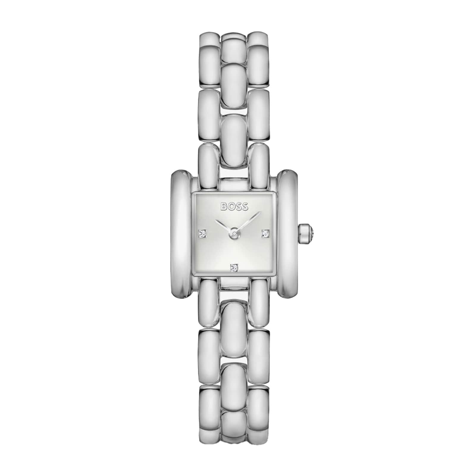 Hugo Boss Violet Stainless Steel 21mm Silver Ladies Watch