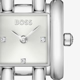 BOSS Violet Stainless Steel 21mm Silver Ladies Watch