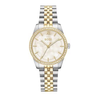 BOSS Graceful Bicolour Mother of Peal 32mm Ladies Watch BOSS Graceful Bicolour Mother of Peal 32mm Ladies Watch