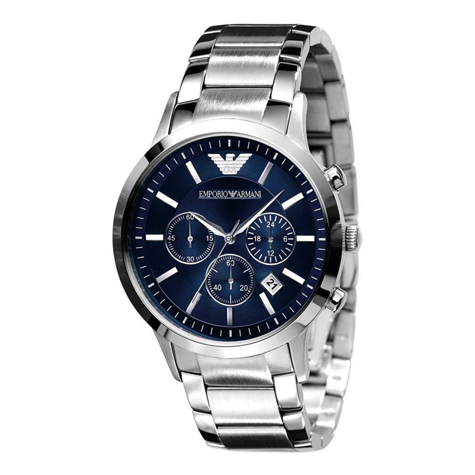 Emporio Armani Mens Watch 43mm Blue Emporio Armani Mens Watch 43mm Blue